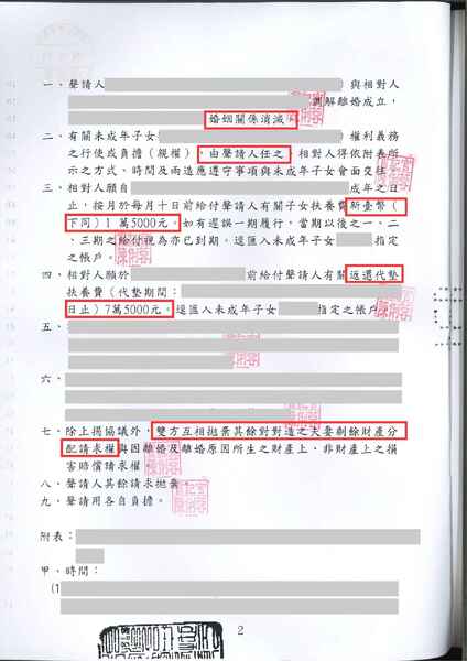 陳貞宜律師離婚調解成功，給付小孩扶養費－訴研