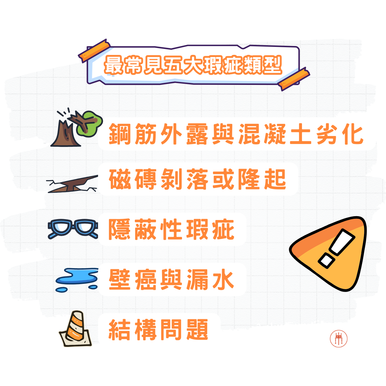 房屋瑕疵擔保 房屋最常見瑕疵問題