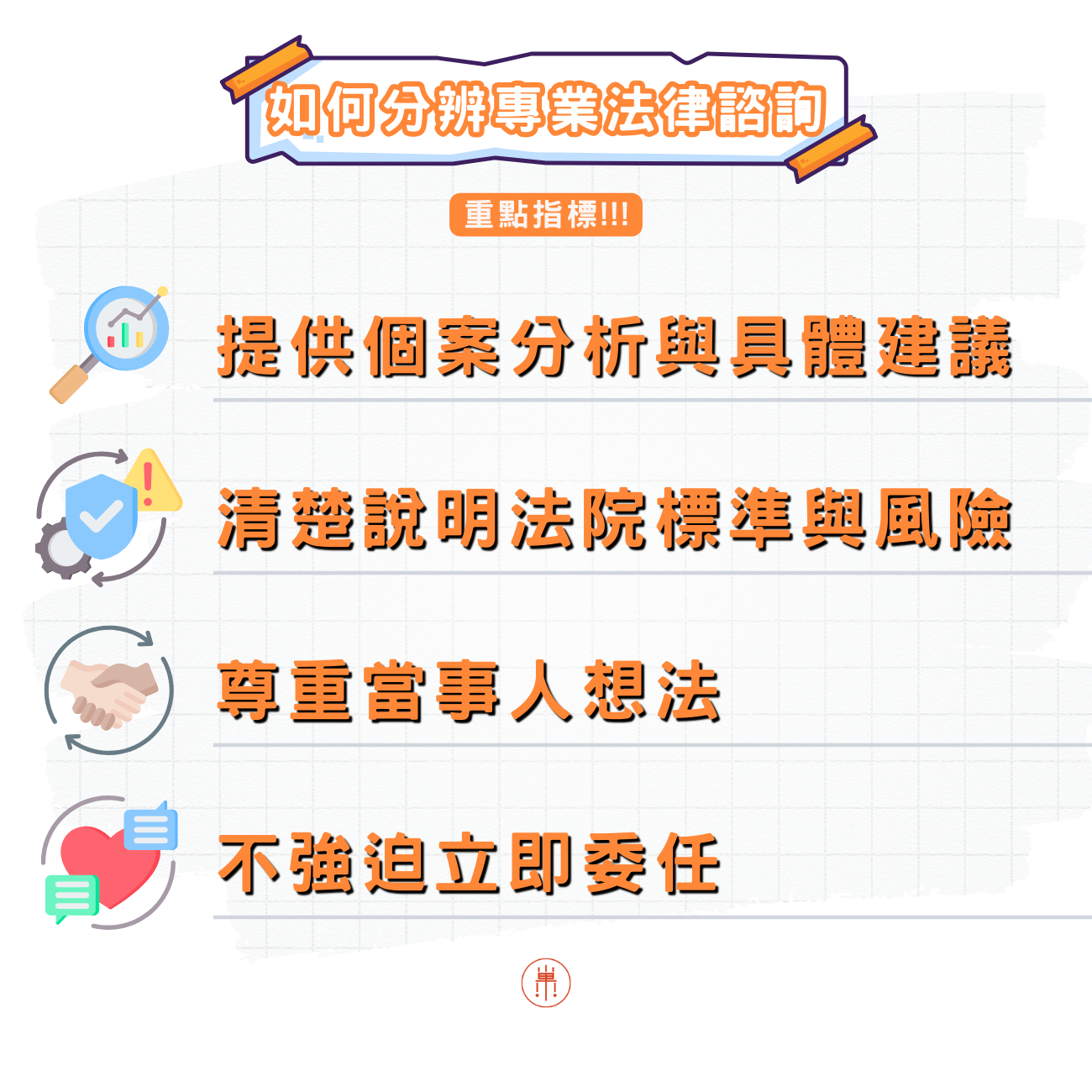 分辨專業離婚法律諮詢