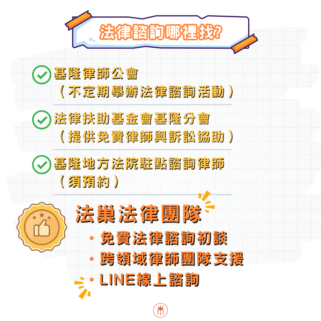 基隆法律諮詢