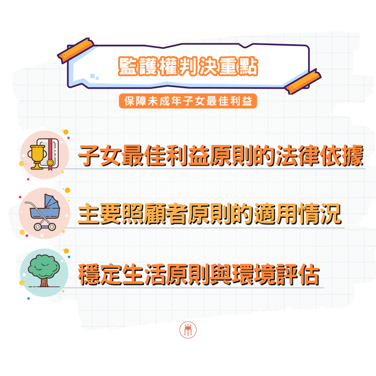 監護權訴訟重點